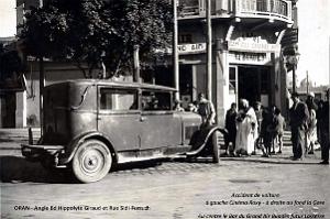 1227- Oran - Angle Bd Hippolyte Giraud et rue Sidi-Ferruch 